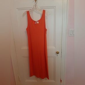 H&M Midi Ribbed Summer Tank Dress - L
